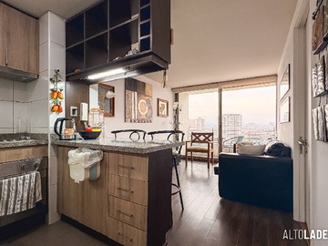 Departamento en venta en Amoblado av. Vicuña mackenna, metro ñuble, Santiago - 1 dormitorio, 1 baño