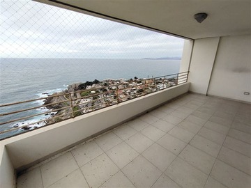Departamento en arriendo mensual en Concon: espectacular vista al mar, Concón - 3 dormitorios, 3 baños