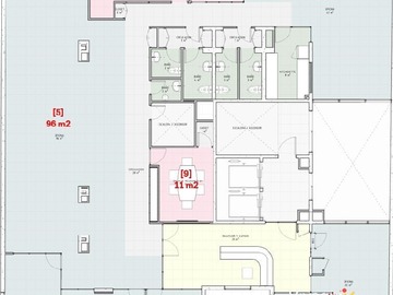 Oficina en arriendo mensual en metro Los Leones, Providencia - 9 dormitorios, 5 baños
