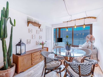 Departamento en arriendo mensual en Dpto amoblado 2d 1b alonso de cva vitacura, Vitacura - 2 dormitorios, 1 baño