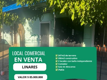 Local Comercial en venta en Linares, Linares - 2 baños