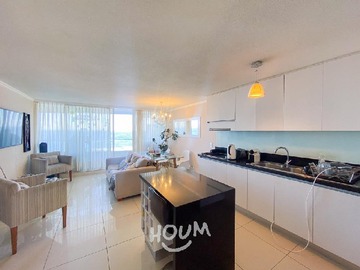 Departamento en arriendo mensual en Avenida Borgoño, Concón - 3 dormitorios, 2 baños