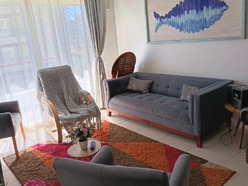 Departamento en venta en Departamento 3D + 2B Amoblado 2 E Parque Mar - 3 dormitorios, 2 baños