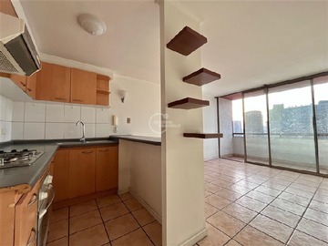 Departamento en arriendo mensual en Metro Bustamante, Santiago - 1 dormitorio, 1 baño