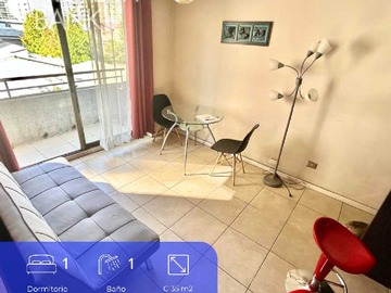 Departamento en venta en Excelente Inversión con Gran Conectividad (173844), Santiago - 1 dormitorio