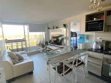 Departamento en arriendo mensual en Hermoso departamento vista panorámica al valle – condominio los olivos, mirasol algarrobo, Algarrobo - 2 dormitorios, 2 baños