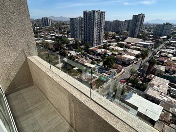 Departamento en arriendo mensual en Arriendo Depto Nuevo 1D1B con Bodega a Pasos del Metro Lo Ovalle - 1 dormitorio, 1 baño
