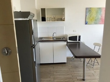 Departamento en arriendo mensual en Toro mazote 110, Santiago - 1 dormitorio, 1 baño
