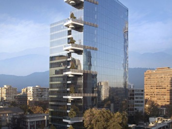 Oficina en arriendo mensual en Apoquindo con El Bosque Central, Las Condes - 5 dormitorios, 4 baños