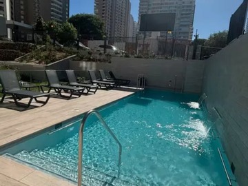 Departamento en arriendo mensual en Francisco Soza Cousiño, Concón - 1 dormitorio, 1 baño