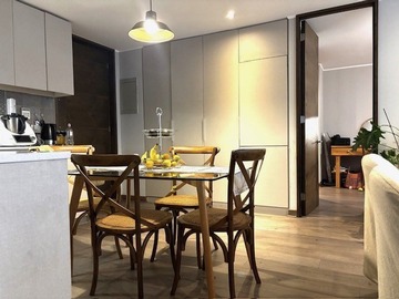 Departamento en venta en Depto. Estilo Mariposa, 2 dorm. en suite, 2 Estacionamientos, Providencia - 2 dormitorios, 2 baños