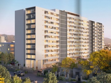 Departamento en arriendo mensual en Dpto a Estrenar 1D/1B Metro Lo Ovalle - 1 dormitorio, 1 baño