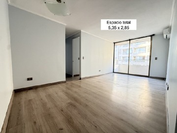 Departamento en venta en MA - Exequiel Fernández con Los Espinos. Depto 2 dorm 2 baños cocina cerrada 2 balcones aire acondicionado bodega y estacionamiento, Macul - 2 dormitorios, 2 baños