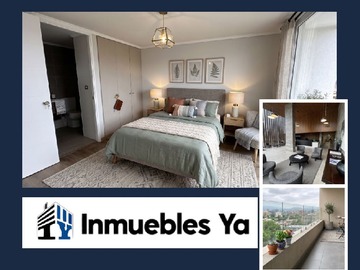 Departamento en arriendo mensual en Mall y Metro cerca |Garantia 2 cuotas | +40M2 (161439), La Florida - 1 dormitorio, 1 baño