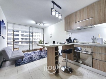 Departamento en arriendo mensual en Avenida Quilin, Macul - 1 dormitorio, 1 baño