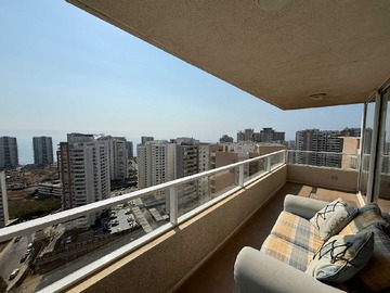 Departamento en venta en Luminoso departamento con vistas despejadas (159777), Concón - 3 dormitorios, 3 baños
