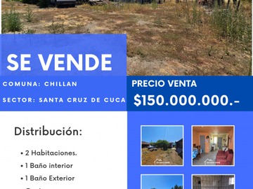 Parcela en venta en Bulnes, Bulnes - 2 dormitorios, 2 baños
