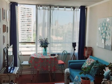 Departamento en arriendo mensual en Arriendo Dpto 1D 1B//Metro Santa Isabel, Santiago - 1 dormitorio, 1 baño