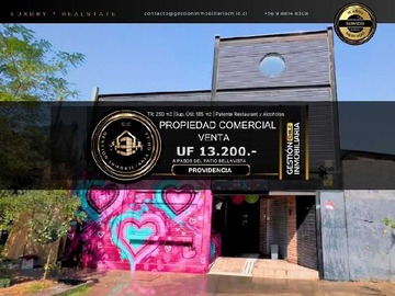 Local Comercial en venta en Venta Restaurante con Patente de Alcoholes (176742), Providencia - 3 baños