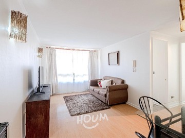 Departamento en arriendo mensual en García Reyes, Santiago - 2 dormitorios, 2 baños