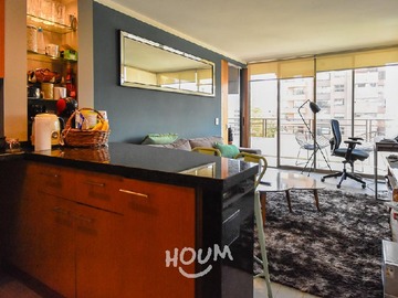 Departamento en arriendo mensual en Avenida Presidente Kennedy, Las Condes - 1 dormitorio, 1 baño