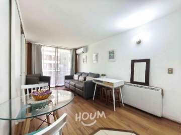 Departamento en arriendo mensual en Portugal, Santiago - 1 dormitorio, 1 baño
