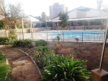 Departamento en arriendo mensual en Metro Hospitales, vista despejada. Piso 17 (109982), Independencia - 1 dormitorio, 1 baño