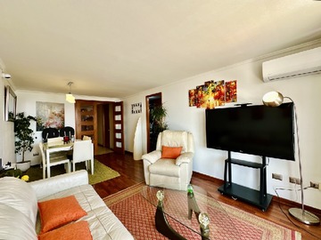 Departamento en venta en Irarrazabal, Ñuñoa - 2 dormitorios, 3 baños