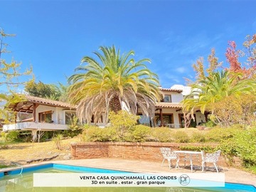 Casa en venta en Quinchamalí, Av Las Condes, Las Condes - 4 dormitorios, 5 baños