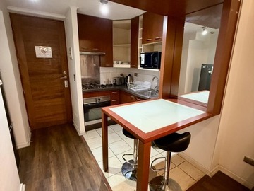 Departamento en venta en Metro bellas artes, Santiago - 1 dormitorio, 1 baño