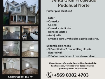 Venta / Casa / Pudahuel