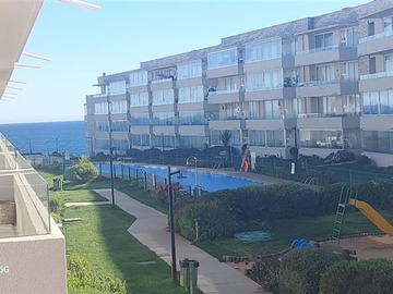 Departamento en venta en Condominio Playa Paraiso El Tabo, El Tabo - 3 dormitorios, 1 baño