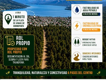 Parcela en venta en Parcela Hornopiren, Carretera Austral a 1 Minuto de la Plaza