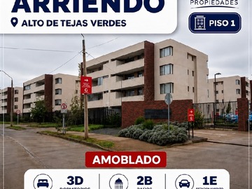 Departamento en arriendo mensual en 21 norte 4170, Talca - 3 dormitorios, 2 baños