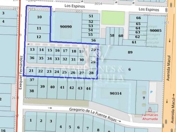 Terreno en venta en Ideal para Constructora. 6.800 m2 (173802), Macul