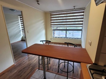 Departamento en arriendo mensual en Departamento Blanco Encalada, metro Toesca (158075), Santiago - 1 dormitorio, 1 baño