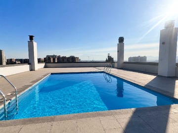 Departamento en arriendo mensual en Iluminado, amoblado 1D 1B (176587), Santiago - 1 dormitorio, 1 baño