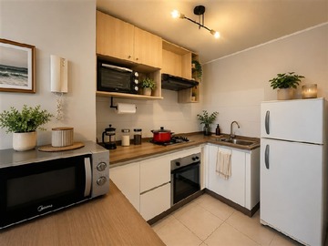 Departamento en venta en Mario Kreutzberguer 1520, Santiago - 1 dormitorio, 1 baño