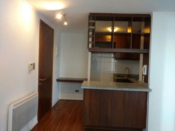 Departamento en arriendo mensual en Impecable Departamento Estacionamiento y Bodega, 1 Cuadra del Metro, Ñuñoa - 1 dormitorio, 1 baño