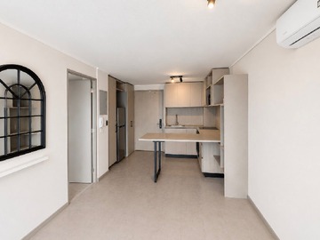 Departamento en arriendo mensual en Avenida Vicuña Mackenna 1290, Ñuñoa - 1 dormitorio, 1 baño