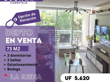 Venta / Departamento / La Reina