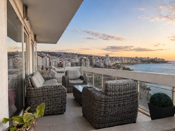 Departamento en arriendo mensual en San martin, viña del mar, Viña del Mar - 3 dormitorios, 3 baños