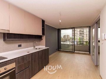 Departamento en arriendo mensual en Alcalde Carlos Aldunate, Ñuñoa - 1 dormitorio, 1 baño