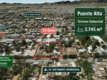 Sitio en venta en Centro puente alto, Puente Alto