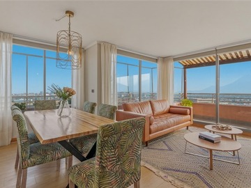 Departamento en arriendo mensual en Alto las condes, Las Condes - 3 dormitorios, 2 baños