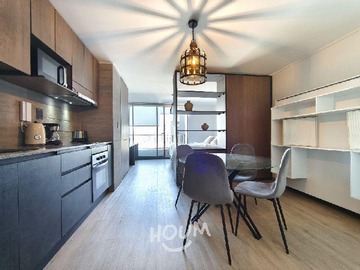 Departamento en arriendo mensual en Toesca, Santiago - 1 dormitorio, 1 baño