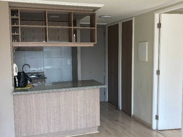 Departamento en arriendo mensual en Metro ecuador - estacionamiento y bga.A (159010), Estación Central - 1 dormitorio, 1 baño
