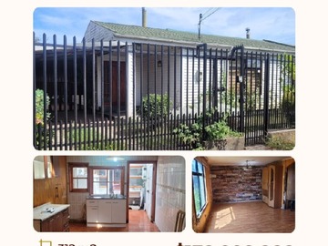 Casa en venta en Casa de 3 dormitorios, villa icalma, San Pedro de la Paz - 3 dormitorios, 1 baño