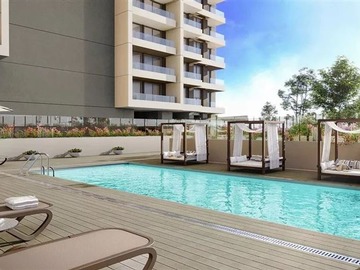 Departamento en arriendo mensual en Bosques de Montemar, Concón - 1 dormitorio, 1 baño