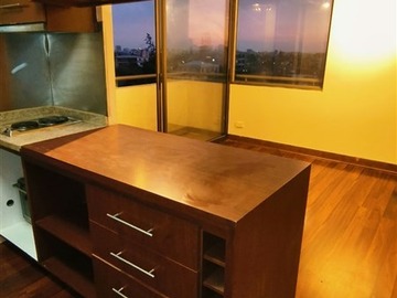 Departamento en arriendo mensual en Pocuro - El Vergel, Providencia - 1 dormitorio, 1 baño